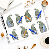 XL Writing Gnomes || Deco Sheet